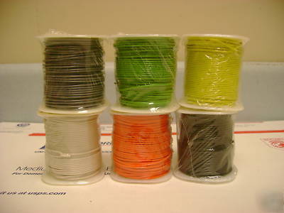 Belden 8525 24 awg, gauge pvc hookup wire primary nos