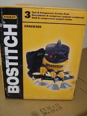 Bostitch CPACK300 air compressor nailer stapler kit 