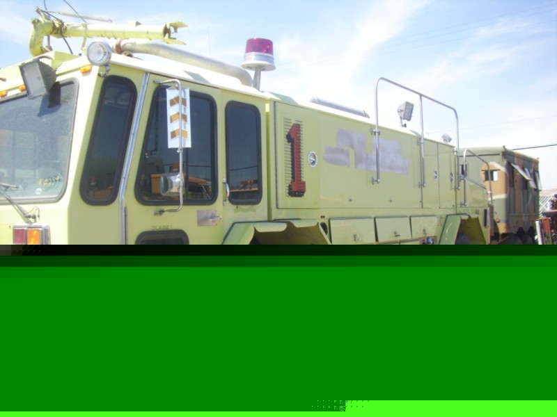 Fire engine diesel truck pumper water foam air port 