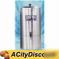 New cecilware 5 gal stainless steel iced tea dispenser