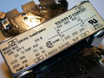 New square d 50 va transformer no. eo-1