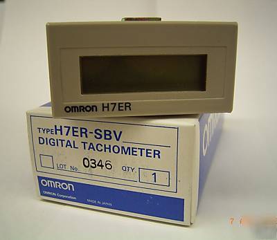 Omron H7ER-svb lcd tachometer with prescale function