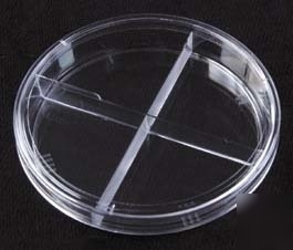 Parter medical petri dishes, segmented, sterile 3573