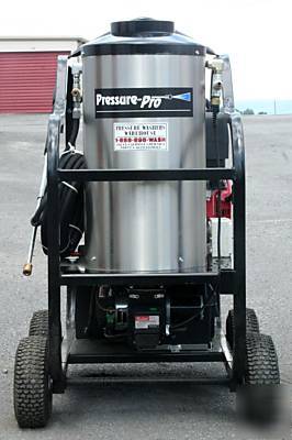 Pressure washer, hot water, honda 13HP, 4000 psi, 4 gpm