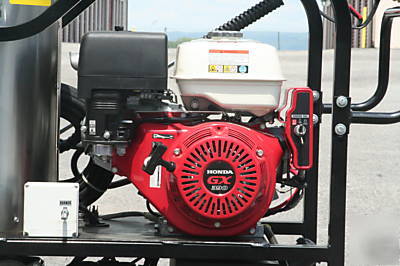 Pressure washer, hot water, honda 13HP, 4000 psi, 4 gpm