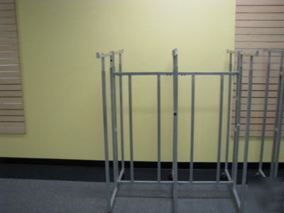 Retail clothing racks and displays