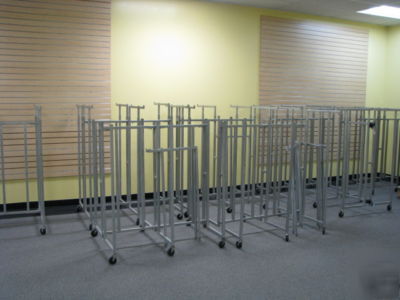 Retail clothing racks and displays