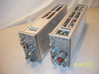 Tektronix 7B53A dual time base 7A26 trace amplifier