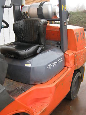 Toyota 15000 lb capacity forklift lp gas