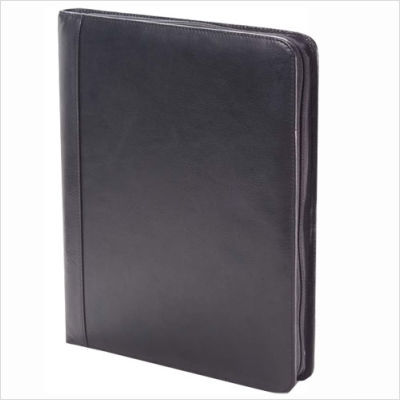 Tuscan extreme file padfolio in black customize: yes