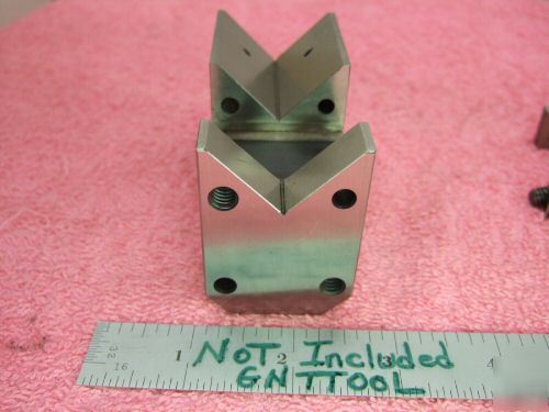  v-block w/ clamp machinist toolmaker mint precise grnd
