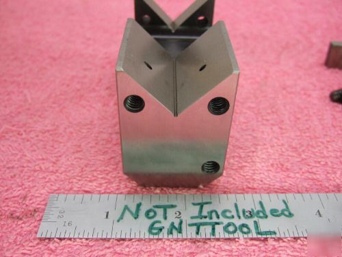  v-block w/ clamp machinist toolmaker mint precise grnd