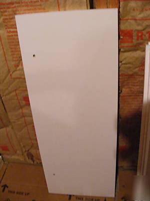Commercial retail shelf shelving white 24X14 slotted S2