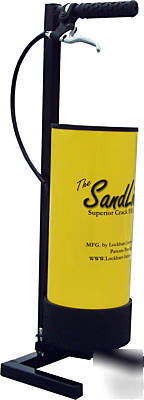 Glass bead applicator for line striper striping parking