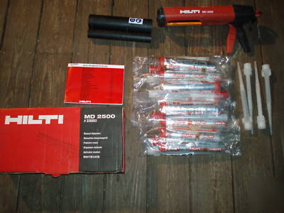 Hilti epoxy glue system