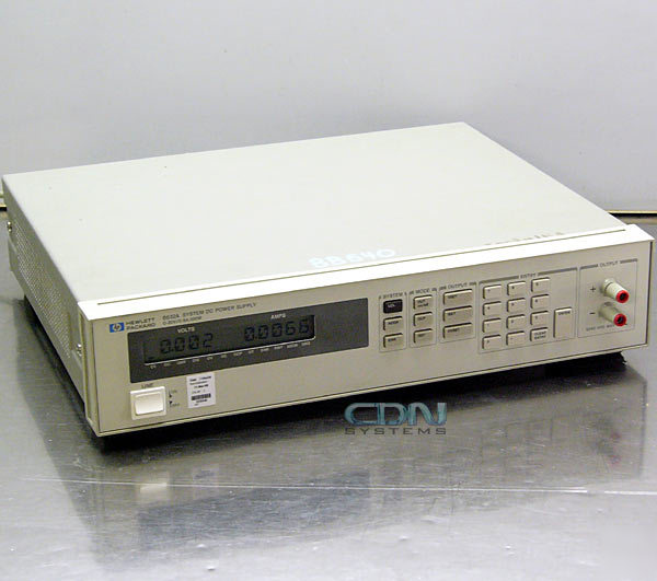 Hp 6632A system dc power supply w/ hp-ib +opt. 020 100W