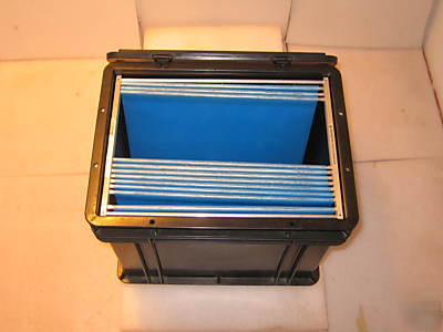 Pcb transportation esd plastic box 13L x 9W x 10.5H