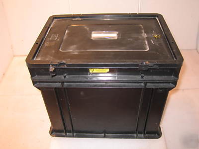 Pcb transportation esd plastic box 13L x 9W x 10.5H