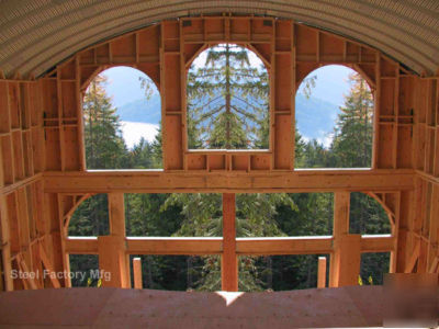 Steel factory dome arch quonset roof metal building