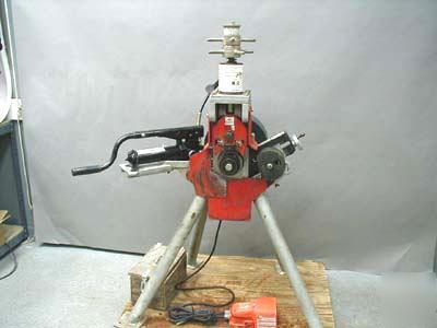 Victaulic ve-416 fsd vic easy roll grooving machine 