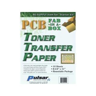 10 sheet pcb print laser toner transfer paper pulsar 