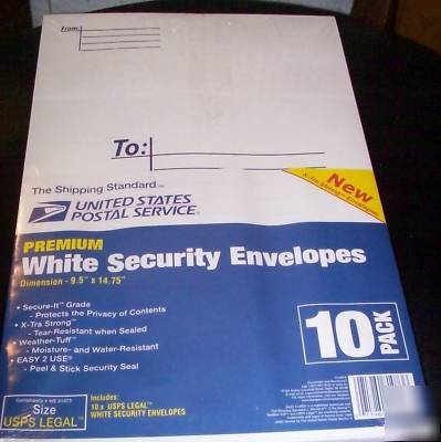 100~heavy duty (9.75X14.75)usps approved ship envelopes