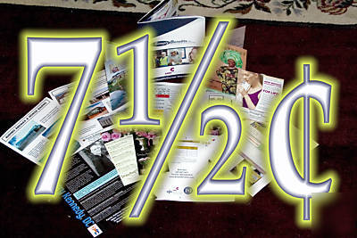 1000 glossy color brochures printing, copies, flyers
