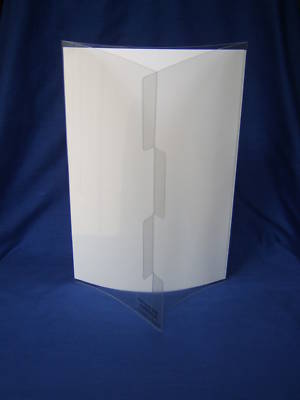 A4 portable flexi display frame / stand / poster holder