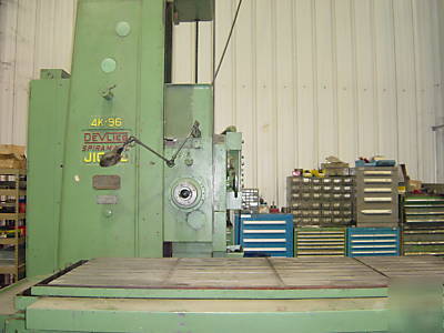 Devlieg spiramatic manual horizontal boring mill 4K96