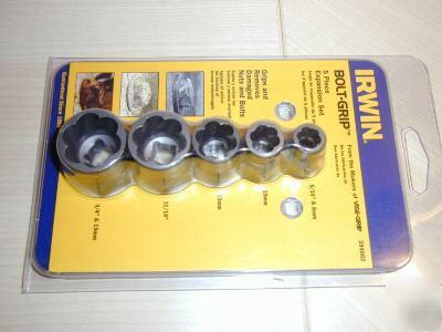 Irwin 5PC bolt grips expansion set Â£21.95 free post.
