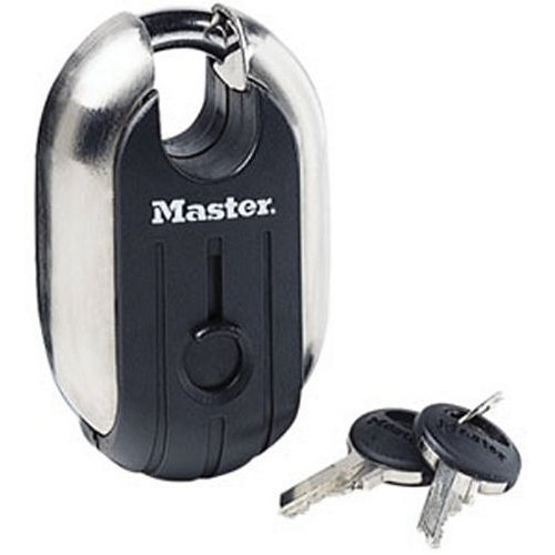 Master lock 187XD titanium 2-5/16-inc wide padlock lock