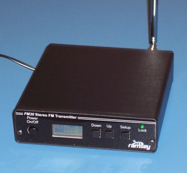 Ramsey FM30B fm stereo transmitter wired & tested