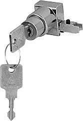 Satin chrome end cap sliding door lock easy to install