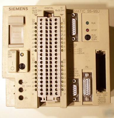 Siemens simatic 6ES5 095-8MA02 S5-95U analog & digital