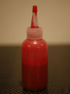 Transparent red pigment 4 epoxy polyester gelcoat 1OZ