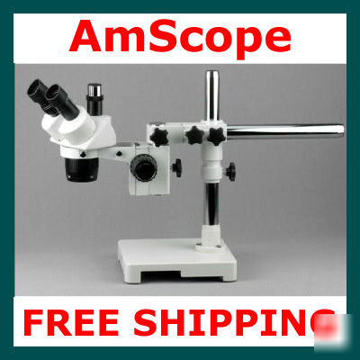10X-15X-30X-45X super widefield stereo boom microscope 