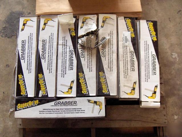 16 boxes 1000 ct. grabber C368 6X1-1/4 collated screws