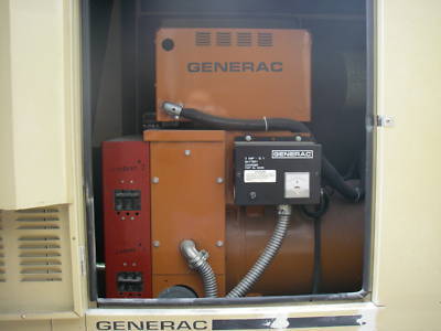 1999 generac 100 kw diesel generator with housing,tank