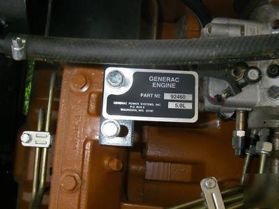 1999 generac 100 kw diesel generator with housing,tank