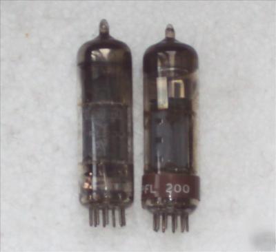 2 x mullard PFL200 valves -tested- very good