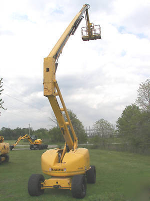 2002 haulotte/biljax ha 80 jrt diesel boom lift 4X4 