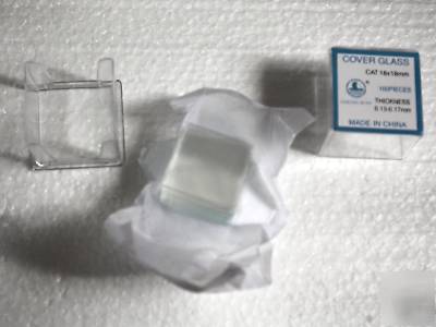 500 coverslips (coverglass) packed in 5 boxes 24X24MM