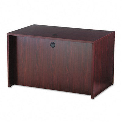 Bl laminate series rectangular desk shell mahogany