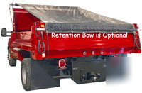 Buyers dtg ground level crank dump truck trailor tarp