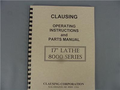 Clausing 8000 series 17