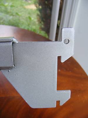 Commercial retail shelf shelving bracket for slotted B6