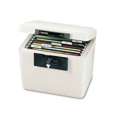 Hanging files key fire safe 31LBS .61 cu. ft. lt gray