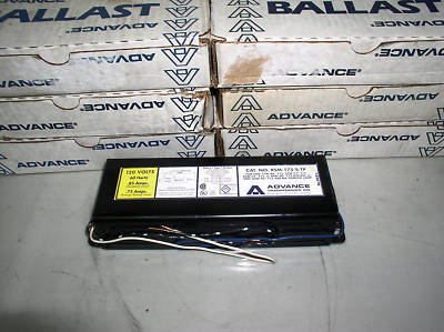 Lot 6 ea advance rsm-175-s tp ballast for t 12 lamps n