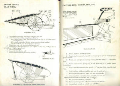 Mccormick deering grain binder vintage manual