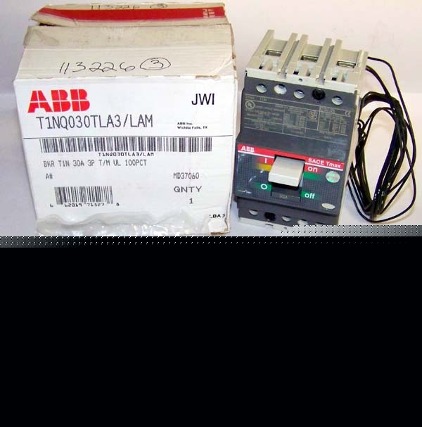 New abb 30 amp circuit breaker T1NQ030TLA3/lam 3-pole